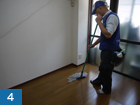 床 クリーニング作業工程4